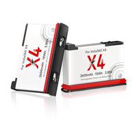 Palogreen Insta 360 X4 Battery High Capacity Lithium 2600mAh - Compatible with Insta360 X4 camera for longer recording sessions (2 Pack Insta360 X4 Replacement Batteries)