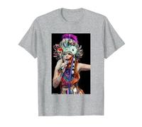 Paloma Faith Singing Live Latitude Fest by Everard Smith T-Shirt, Men, Heather Grey, Large