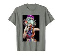 Paloma Faith Singing Live Latitude Fest by Everard Smith T-Shirt, Men, Olive Heather, Large