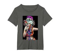 Paloma Faith Singing Live Latitude Fest by Everard Smith T-Shirt, Women's Plus, Asphalt Grey, 6X