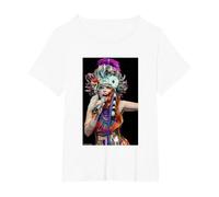 Paloma Faith Singing Live Latitude Fest by Everard Smith T-Shirt, Women's Plus, White, 4X