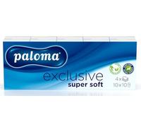 Paloma Paper Pocket Handbag Tissues Pack of "I Love Art" Exclusive Super Soft, 10 Packs of tissues 4 Ply