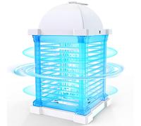 PALONE Fly Zapper 4300V 20W Killer High-performance 2 in 1 Fly Trap Indoor and Outdoor Multifunctional, Bug Zapper IPX4 High-grade Waterproof Mosquito Killer Lamp for Mosquitoes Wasps Flies(white)