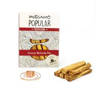 PALOSANTO - 7 Popular Suyo Sticks + Copper Palo Santo Holder - Palo Santo Bundle - Bursera Graveolens Holy Wood from Peru - Copper Stick Holder Made in Italy