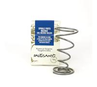PALOSANTO - Incense Holder for Smudge and Palo Santo Wood - Spiral in Steel Handmade - Made in Italy