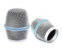 PALPEAL 2 PCS Replacement Microphone Ball Head Mesh Grille Fits For Shure Beta87 Beta87A Beta87C SM86 SM87 SM87A Microphone