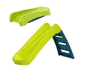 Palplay Fun N Fold Junior Slide for Children, Indoor and Outdoor, Green, Lightweight, Foldable, Quick and Easy Storage, Toddler Ages 18 Months to 5 Years