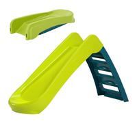 Palplay Junior Folding Slide for Toddlers and Children 18 Months + Kids Outdoor Play Equiptment. Ideal First Slide for Toddlers and Young Children, Green/Blue