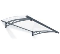 Palram Canopia 1500mm Altair Door Canopy - Grey Clear