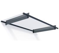Palram Nancy Grey Door Canopy - 940 x 1505mm