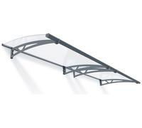 10' x 3' Palram Canopia Altair 3000 Grey Door Canopy (3.02m x 0.92m)