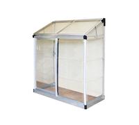 Palram - Canopia Lean-To Greenhouse - Silver - W4ft x D2ft