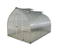 Palram Canopia Bella Aluminium Bell Shaped Greenhouse with Polycarbonate Panels - 8 x 8ft