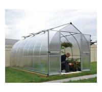 Palram Canopia 8 x 16ft Bella Long Aluminium Bell Shaped Greenhouse with Polycarbonate Panels