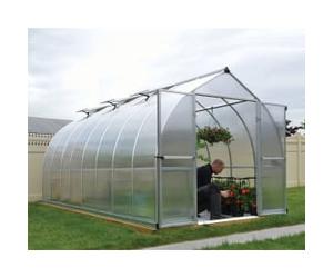 Palram Canopia Bella Long Aluminium Bell Shaped Greenhouse with Polycarbonate Panels - 8 x 16ft