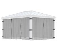 Palram - Canopia Grey Plastic Gazebo Netting, Pack Of 4 (L)2120mm (W)4400mm