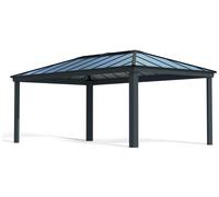 Palram Canopia Dallas Grey Garden Gazebo 12 x 20ft