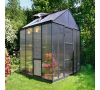 Palram - Canopia Canopia by Palram Glory Greenhouse 8 x 8 - Grey, Grey