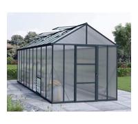 Palram Canopia Glory Long Aluminium Apex Greenhouse with Polycarbonate Panels - 8 x 20ft