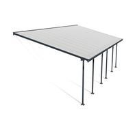 Palram - Canopia Grey Patio Cover (H)4000mm (W)8500mm