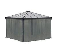 Palram - Canopia Grey Plastic Gazebo Netting, Pack Of 6 (L)2170mm (W)3660mm