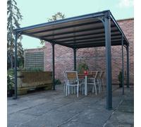Palram - Canopia Canopia by Palram Milano 4300 Garden Gazebo - Grey Bronze, Grey