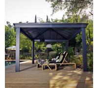 Palram - Canopia Grey Rectangular Gazebo, (W)4.88M (D)3.64M - Assembly Required