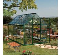 Palram Green Canopia Harmony Large Aluminium Apex Greenhouse with Polycarbonate Panels - 6 x 10ft