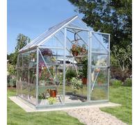 Harmony 6 x 6 Greenhouse Silver
