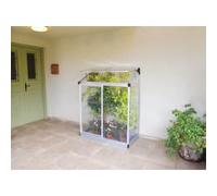Palram - Canopia Lean-To Greenhouse - Silver - W4ft x D2ft
