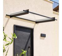 Door Canopy 3ft x 4ft Cover Palram Canopia Nancy 1500 Grey Clear