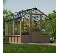 Palram Canopia Natura Cedar 8x12 Wooden Greenhouse