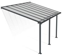 Olympia 3m x 4.25m Patio Cover Grey