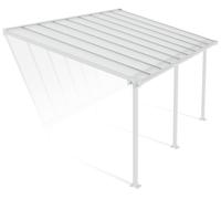 Palram Canopia Olympia 3 x 5.46m Patio Cover White Clear