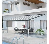 Palram - Canopia Olympia Grey Patio Cover (H)3050mm (W)2950mm (D)5460mm