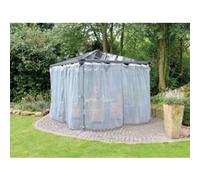 Palram Canopia Palermo White Polyester Gazebo Netting - Pack of 2 (4 Pieces)