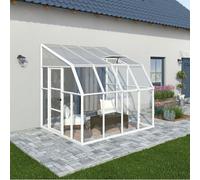 Palram - Canopia Rion 8X8 Ft Pent Plastic Sun Room With Single Door