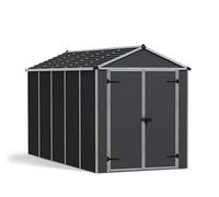 Palram Canopia Rubicon Shed, Grey, 6 x 12 cm