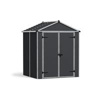 Palram Canopia Rubicon Shed, Grey, 6 x 5
