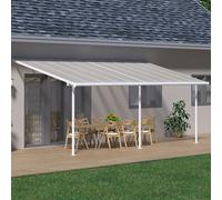 Palram - Canopia Canopia by Palram Sierra Patio Cover 3m x 8.51m - White Clear, White
