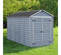 Outdoor Garden Storage Shed 6x12 ft SkyLight Polycarbonate Aluminium Frame