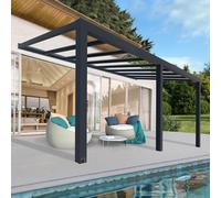 Palram - Canopia Stockholm Grey Patio Cover (H)3.4M (W)5.9M