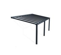 Palram - Canopia Stockholm Grey Patio Cover (H)3.4M (W)6.6M