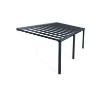 Palram - Canopia Stockholm Grey Patio Cover (H)3.4M (W)8.1M