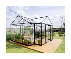 Palram Canopia Triomphe Black Garden Chalet - 13 x15ft