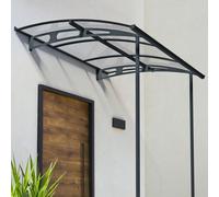 Palram Canopia Vega 2000 Door Canopy Grey Clear 7x7