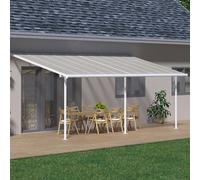 Palram - Canopia Canopia by Palram Sierra Patio Cover 3m x 6.10m - White Clear, White