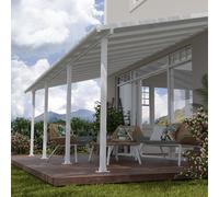 Palram - Canopia Canopia by Palram Olympia Patio Cover 3m x 7.3m - White Clear, White