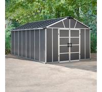 Palram - Canopia Canopia by Palram Yukon 11 x 17.2ft Shed - Dark Grey, Grey