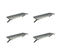 Palram - Canopia Canopia by Palram Yukon Shed Shelf Kit - 4pk, Silver